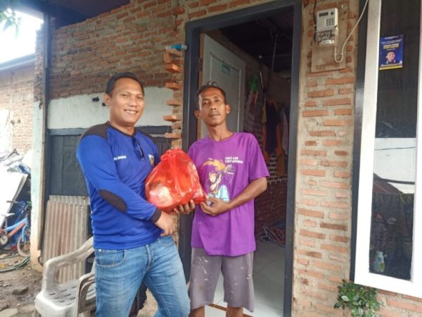 Bersama SKIn KNPI Lampung Berbagi Sembako Ramadhan