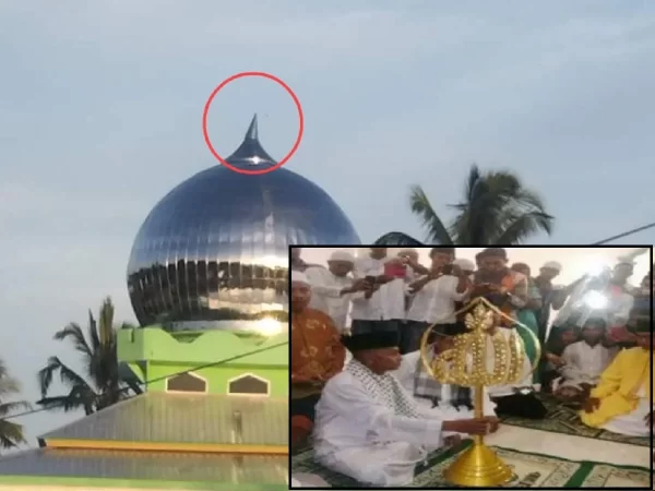 Geger!! Lafaz Allah Berlapis Emas Hilang Dicuri