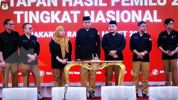 KPU Tetapkan Prabowo Gibran Menang Pemilu 2024