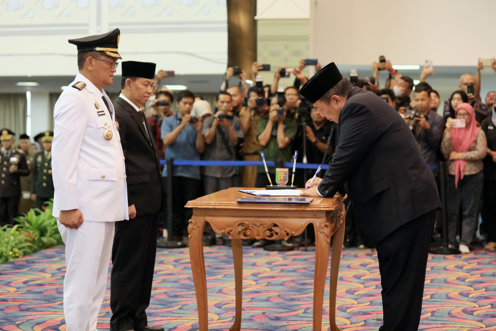 Kadinsos Lampung Aswarodi Dilantik Jadi Pj Bupati Lampung Utara