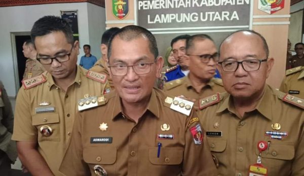 Pemkab Lampung Utara Sambut Pj Bupati Aswarodi 