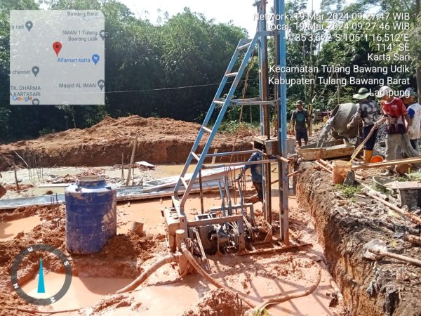 Pekerja Proyek Tower Telekomunikasi Protelindo di Kartasari Tubaba Belum Dibayar?