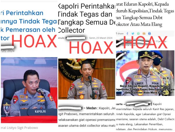 Viral Surat Edaran Yang Mencantum Nama Kapolri Mengenai Debt Collector Hoax, Ini penjelasan Karo Penmas Divhumas Polri