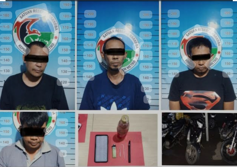 Gerebek Rumah Bandar di Metro Selatan Polisi Tangkap Residivis Hingga Pecatan Polri