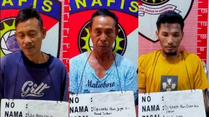 Tekab 308 Lamtim Tembak Tiga Spesialis Pembobol Gedung Walet Lintas Kabupaten