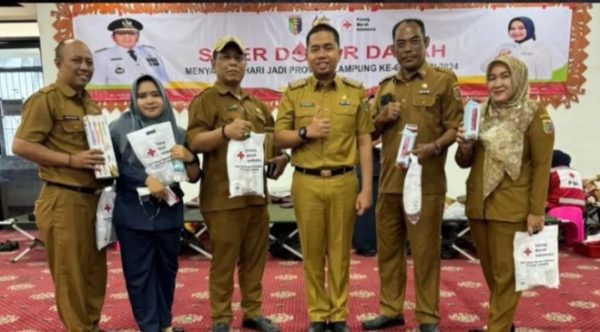 Sekretariat DPRD Lampung Ikuti Donor