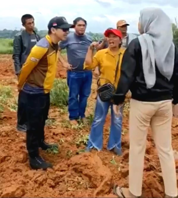 Pakai Preman BPKAD Lampung Gusur 2 Ha Singkong Petani Kota Baru