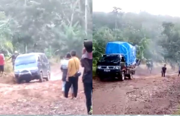 Jalan Penghubung Banjit-Kasui-Rebang Tangkas Way Kanan Tak Tersentuh Pembangunan