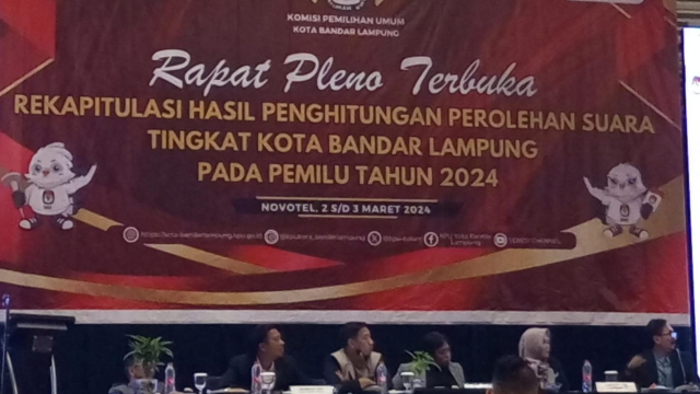 Pleno KPU Bandar Lampung Loloskan Delapan Partai Tertinggi Gerindra, Ini daftar 11 Orang Anggota DPRD Provinsi