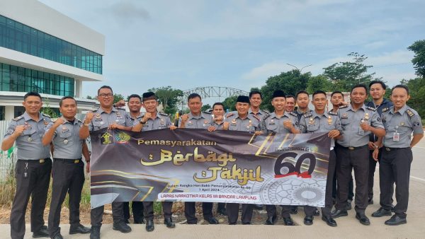 Lapas Narkotika Bandar Lampung Salurkan 150 Paket Ramadan
