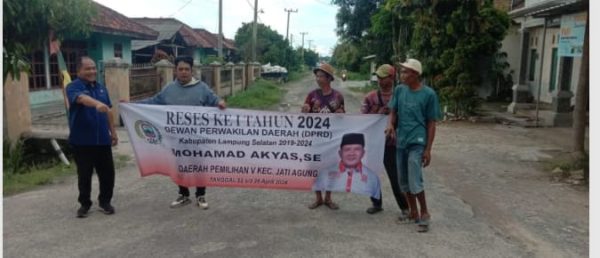 Akyas Siap Kawal Usulan Jalan Produksi Pertanian dan Lampu Merah di Pertigaan Jatimulyo