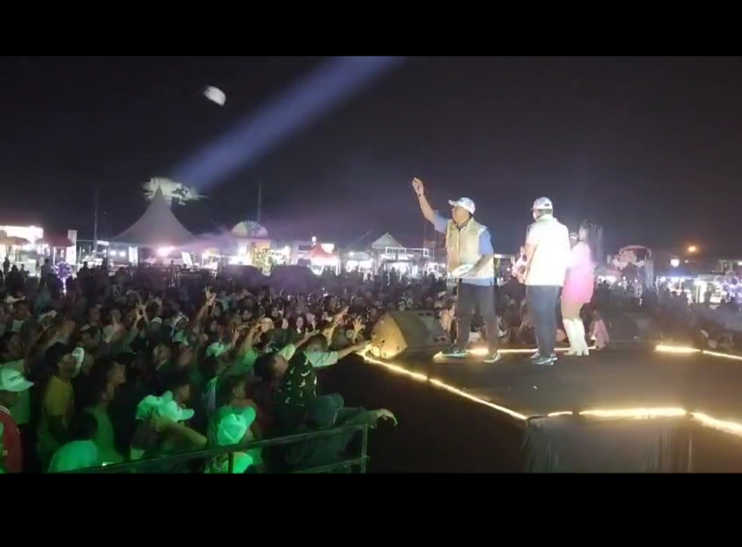 Baru Berbekal Surat Mandat Hanan Razak Mulai Kampanye Konser Artis Pantura Mirip Gaya Saat Ridho dan Arinal Didukung SGC?