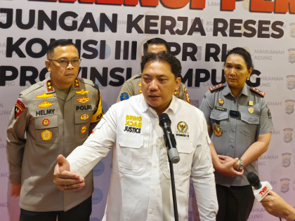 Komisi III Soroti Kasus KONI Perjas DPRD Tanggamus dan Covid-19 Yang Mangkrak di Lampung