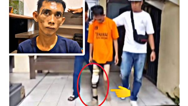 Hari Indra Residivis Curanmor Berkaki Palsu Ditangkap di Bandarlampung Bawa 2 Pucuk Senpira