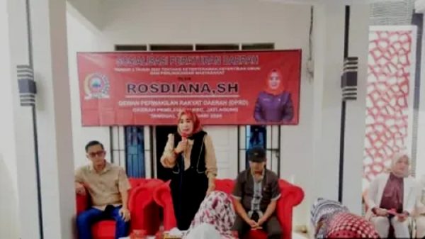Sosperda Kedua, Rosdiana Ajak Warga Ciptakan Suasana Kondusif