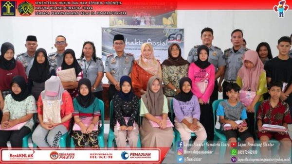 Kalapas Kelas II A Pematang Siantar M Pithara Jaya Saragi Tak Pandang Bulu Dalam Berbagi