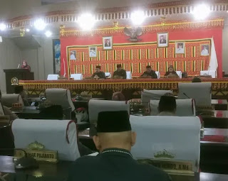 DPRD Lamsel Gelar Paripurna Penyampaian LKPJ Bupati 2023