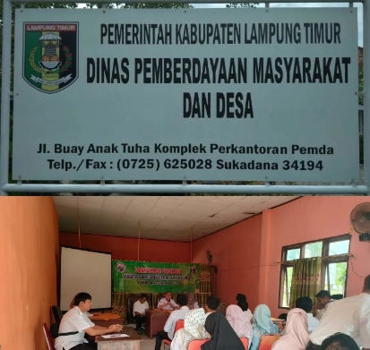Ada Pungli Rp2 Juta Untuk Melancarkan Pencairan Dana Desa di Dinas PMD Lampung Timur?
