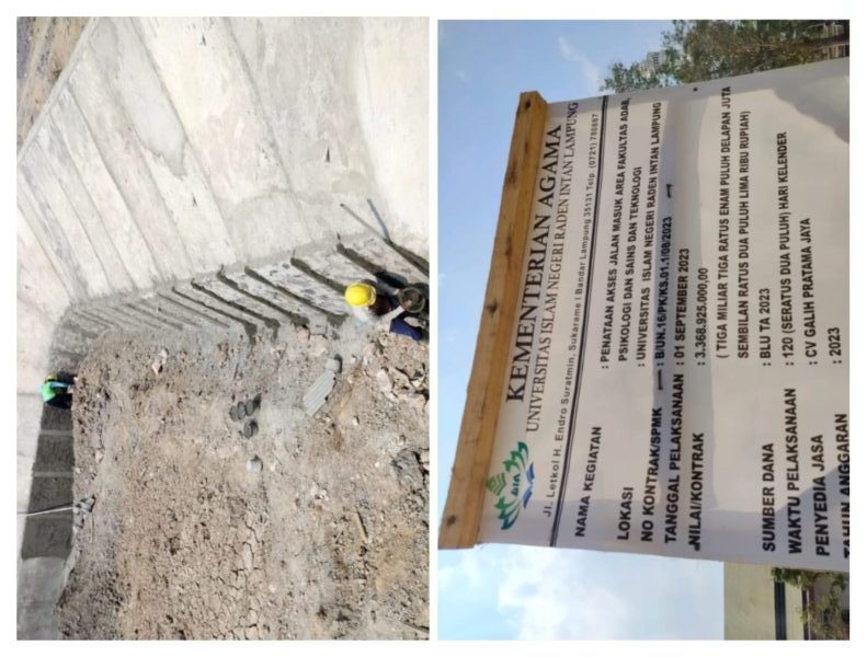 Pematank Soroti Proyek Embung Rp3,3 Miliar UIN Bandar Lampung