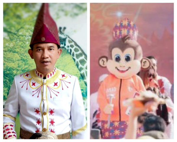 MPAL Pesawaran Kecam Maskot Monyet Pake Baju Adat