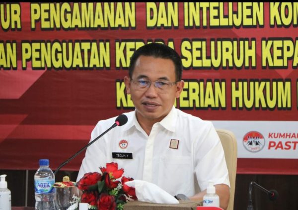 Dirpamintel Ditjenpas Kunjungi Kanwil Kemenkumham Lampung