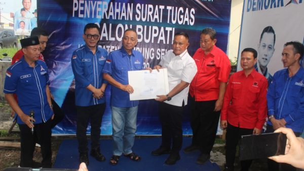 Nanang Ermanto Terima Surat Tugas Konsolidasi Partai Demokrat