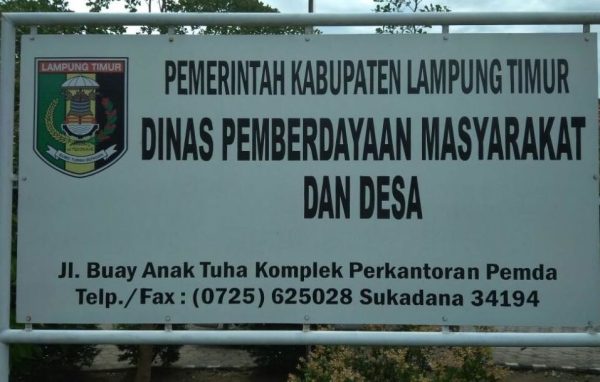 PMD Lampung Timur Diduga Minta Jatah Rp10 Juta Kepada 51 Desa Penerima Dana Tambahan Alokasi Kinerja
