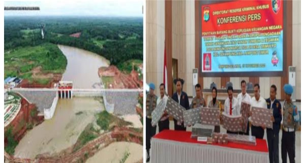 Tersangka Korupsi Bendungan Margatiga Ditetapkan Termasuk Eks Kepala BPN Lamtim