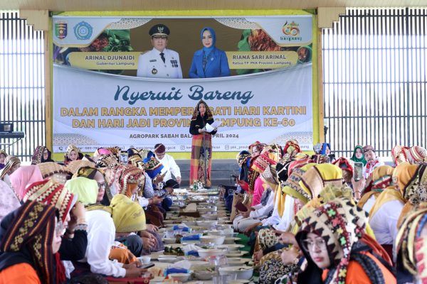 Pemprov Lampung bersama PKK Provinsi Lampung Upaya Lestarikan Budaya Nyeruit