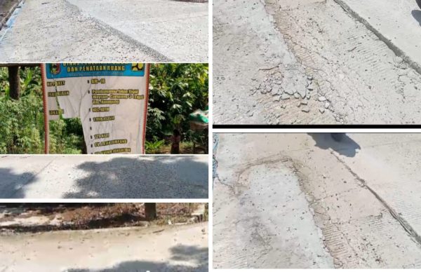 Proyek Rigid Beton Way Som-Campang Tiga Rp2 Miliar Asal-Asalan Disorot Media Malam-malam Langsung Ditaburi Aspal?
