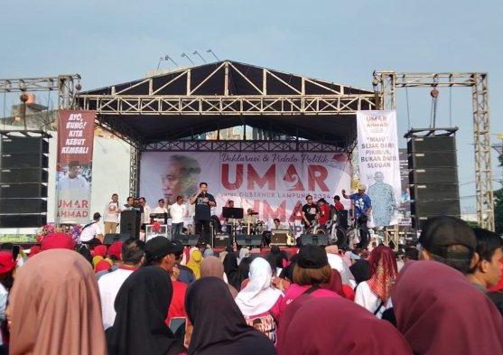 Deklarasi Jalan Sehat di Bandar Lampung, Umar Ahmad Sindir Jalan Rusak