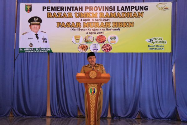 Pemprov Lampung Gelar Bazar Ramadhan dan Pasar Murah Jelang Idul Fitri
