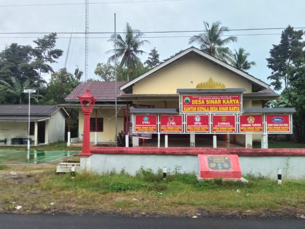 Kantor Desa Sinar Karya Bak Kuburan
