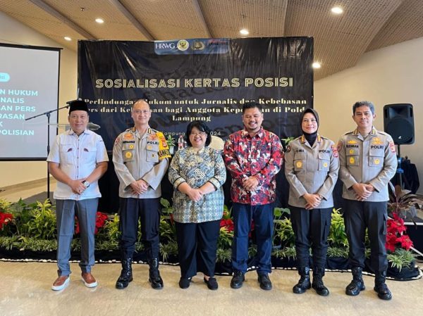Kompolnas dan HRWG Sosialisasi Perlindungan Hukum Jurnalis dan Kebebasan Pers Bagi Anggota Polri di Lampung