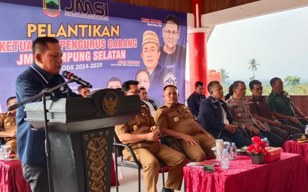 Dilantik Ketua JMSI Lamsel, Gandi Yusnadi Siap Sajikan Informasi yang Sehat