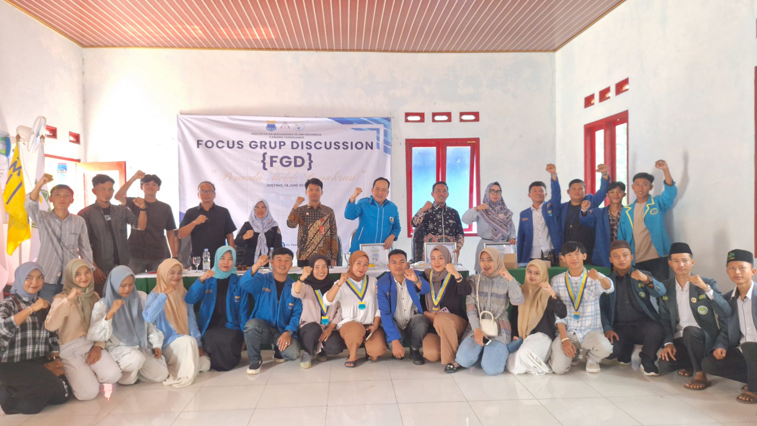 PMII Tanggamus GelarFocus Grup Discussion Tentang Demokrasi