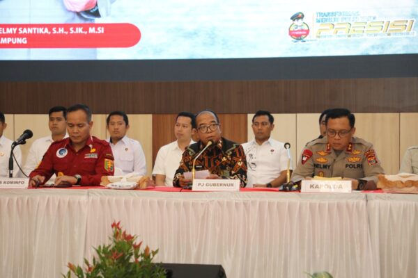 Pj Gubernur Samsudin Apresiasi Polda Lampung Atas Ungkap Kasus Judi Online