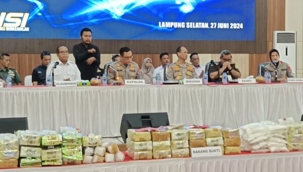 Polda Lampung Musnahkan 147 Kg Sabu Hasil Tangkap Empat Jaringan