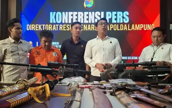 Polda Lampung Sweeping Kampung Ampai, Solehan Tertangkap Hendra Kabur