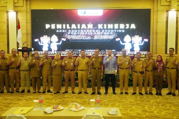 Sekda Lampung Buka Penilaian Kinerja Pemerintah Kabupaten/Kota dalam Pelaksanaan Aksi Konvergensi Penurunan Stunting