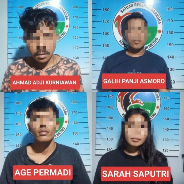 Oknum Petugas Pol-PP Rumah Dinas Wakil Walikota Metro Ditangkap Nyabu Bareng LC Dikontrakan