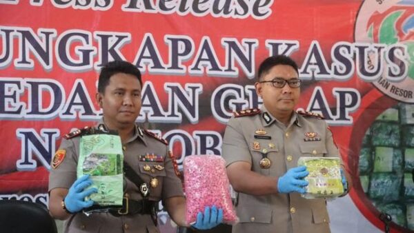 Polres Lampung Selatan Gagalkan Pengiriman Narkoba Rp32,8 Miliar