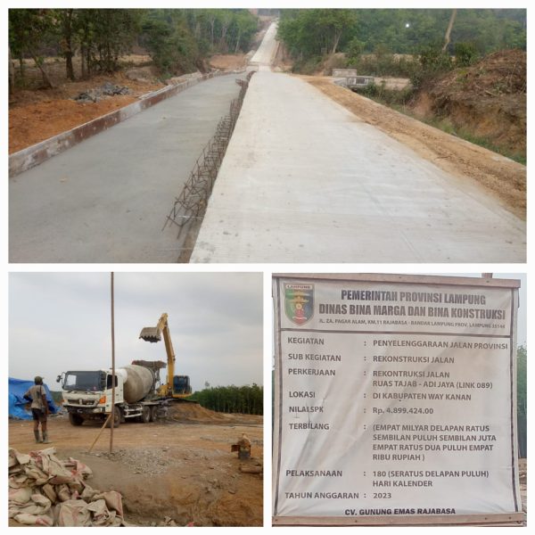 Proyek Rekontruksi Jalan Tajb-Adi Jaya Rp4,8 Miliar di Way Kanan Asal Jadi, Alamat Kantor Pemenang Fiktif