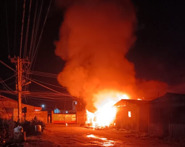 Rumah dan Warung Kelontongan Milik Wartawan Tribrata TV Terbakar Sempurna Pasaribu Bersama Istri, Anak dan Balita Tewas