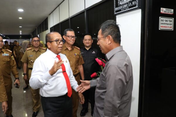 Tingkatkan Sinergitas, Pj Gubernur Samsudin Kunjungi DPRD Lampung