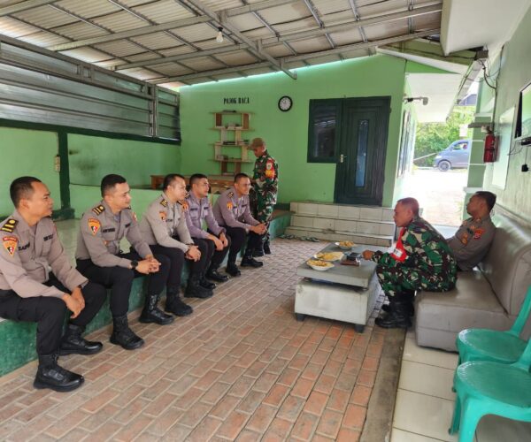 Serdik SIP 53 Gelombang I 2024 Polsek Taktakan Datangi Koramil Taktakan