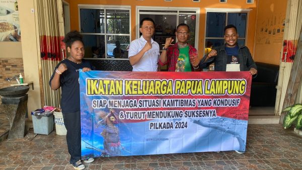 Ikatan Keluarga Papua Lampung Siap Sukseskan Pilkada Serentak 2024