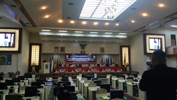Rapat Paripurna DPRD Lampung Sepi