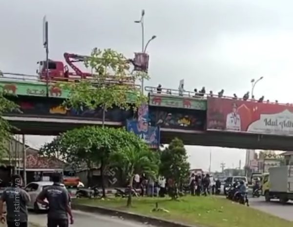Pegawai PU Bandar Lampung Tewas Terjatuh dari Flyover