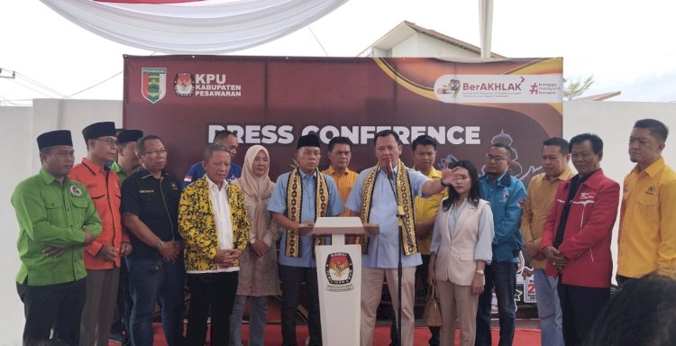 Aris Sandi-Supriyanto Daftar KPU Siap Lawan Nanda-Anton